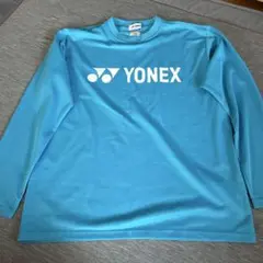 YONEX 水色 長袖Tシャツ Mサイズ