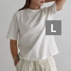 しまむら＊linoluce megumi シンプルTシャツ 白 Lサイズ