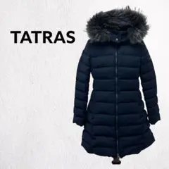 タトラス 19AW ラヴィアナ ウール ラクーンファー フード付き ダウンコート