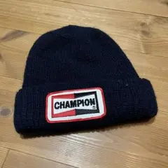 ニット ビーニー キャップ Champion plug
