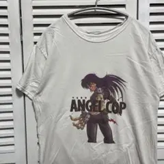 アニメ Tシャツ 古着 白 エンゼルコップ Angel Cop OVA キャラ