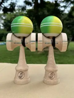 Occult X Cereal Shape kendama けん玉(パターンＢ) Cereal Kendama - STEEL ROSE Ascent Shape