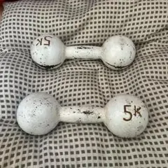 5kg ホワイト ダンベル
