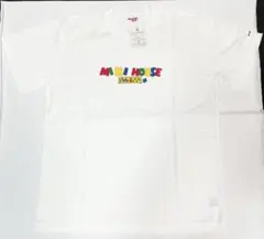 新品未使用タグ付 ミキハウス 綿100％ 半袖ロゴTシャツ 大人用Mサイズ