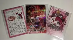 Vtuberウエハース あくび・でもんすぺーど 3枚セット