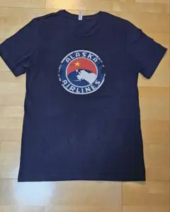 アラスカ航空 Tシャツ ネイビー