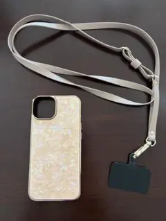 iPhone14 用 UNICASE スマホケース+ショルダーストラップおまけ付