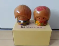 大人気作家　武田まさし作　伝統的な木製こけし人形 こけし人形武田まさし ＊ 昭和レトロ