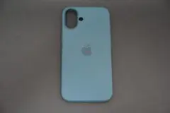Apple純正 iPhone16Plusシリコンケース　レイクグリーン
