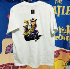 クラッシュバンディクー　Tシャツ メンズ　懐かしゲーム　イラスト　リプリント