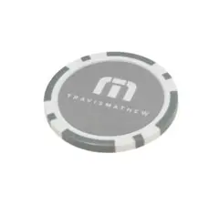 新品　TRAVISMATHEW マーカー グレー　ゴルフ