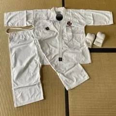少林寺拳法 道着 3L上下セット サポーター付き