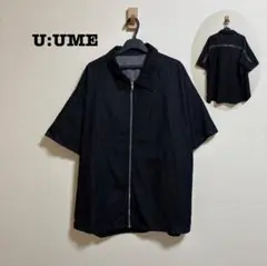 U:UME ユーム ジップシャツ バックジップ 羽織