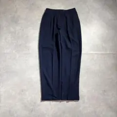 古着 90s〜 ラルフローレン ツータック ワイド スラックス ネイビー usa