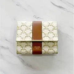 CELINE セリーヌ スモール トリフォールドウォレット トリオンフ
