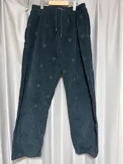 bronze ダークグリーン ワイドパンツ