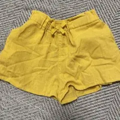 110サイズ イエロー ショートパンツ