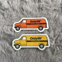 Only NY ステッカー2枚セット　オンリーニューヨーク