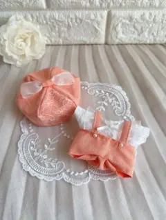 ちびぬい服　3点セット（オレンジ）