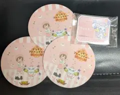 八神ヒカリ　テイルモン　コースター　バッジ