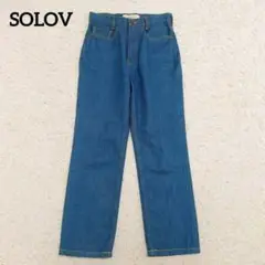 SOLOV　ソロヴ　 IVY TAPERED DENIM　テーパードデニム　23