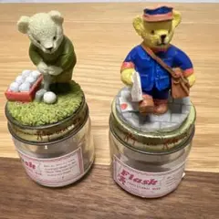 蓋が可愛い♡ 空き瓶　ゴルフとポストマン　おまとめ