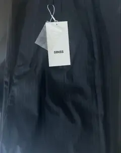 SINSS ブラック ストライプ スラックス S