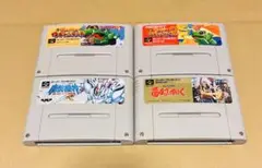 【スーパーファミコンソフト4本セット・任天堂・ファミコン】tem