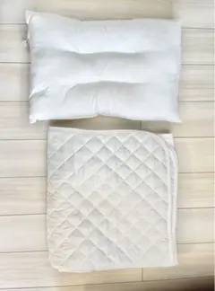 【未使用】無印良品 ベッドパッド まくら 2点セット/シングルサイズ