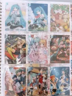 初音ミク カードコレクション クリアカード シール アニメイト特典