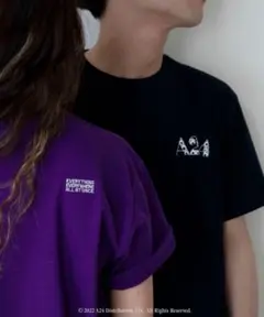 A24 × EEAAO × SHIPS ロゴ Tシャツ