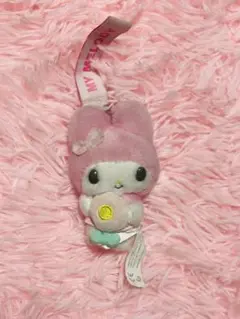 マイメロディ ぬいぐるみストラップ ピンク
