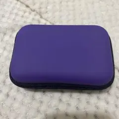 紫色シリコンケース（ファスナー付き）