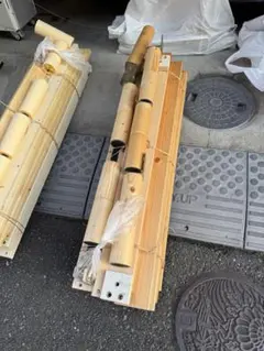 木製すのこベッド　シングルベッドサイズ　解体済み　シングル