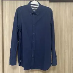 TOMMY HILFIGER ネイビー 長袖シャツ L