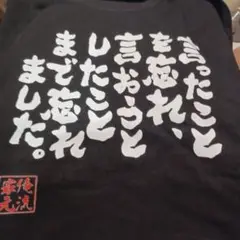 ❤️再入荷しました‼️日本語プリント Tシャツ Mサイズ 黒
