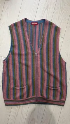 トップス Supreme 22SS Stripe Sweater Vest white M Stripe Sweater Vest – Supreme