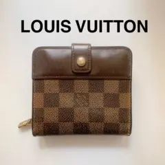 ルイヴィトン ダミエ 折り財布 コンパクトジップ LOUIS VUITTON