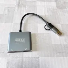 USB 3.0 HDMI変換アダプター 2ポート