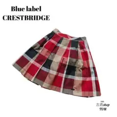 ブルーレーベルクレストブリッジ bluelabel ノバチェック 赤