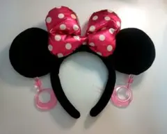 ディズニー ミニー カチューシャ ピンク