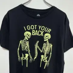 スケルトンUS古着 デザイン性・雰囲気・配色・柄 ◎グッドプリントTシャツ