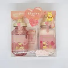 限定品 アンドハニー プーさん シャンプー ヘアトリートメント 限定ペアセット