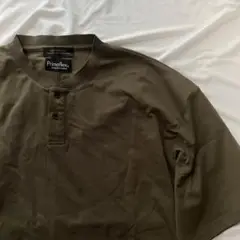 Primeflex ナノユニバース　ヘンリーネック Tシャツ M オリーブ