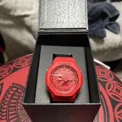 G SHOCKGA-2100-4AJF メンズ レッド
