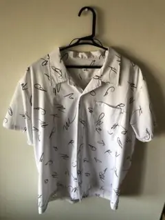 SPITINICK アロハシャツ 柄シャツ 半袖シャツ ボタンシャツ メンズ M