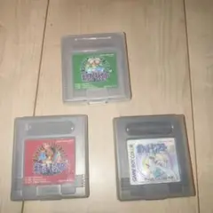 ポケットモンスター 赤 緑 銀 ゲームボーイ