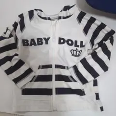 BABY DOLL ストライプ ラッシュガード 110