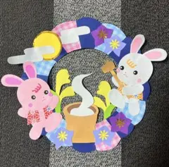 壁面飾り「お月見リース♪」