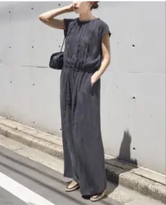 IENA キュプラギャザーネックオールインワ ン
